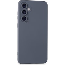 Galaxy Uyumlu S24 Kılıf Nano İçi Kadife Silikon - Gri Çok Renkli