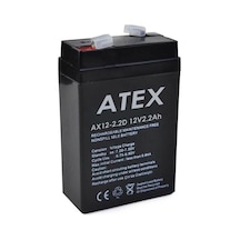 AKÜ 12 VOLT 2.2 AMPER DİK KARE ATEX  ( 70 X 46 X 101 MM )