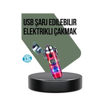 Lb Güç Göstergeli Şarjlı Fenerli Usb Elektrikli Çakmak