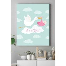 Pster15278 Kız Bebek Çocuk Odası Kanvas Tablo 40 X 60
