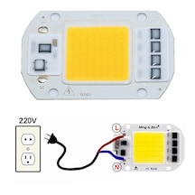 Alkatronik-220V 50W Power Led Gün Işığı Warm White Projektör Cob Led Driver