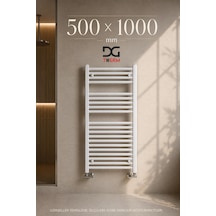 500X1000 Beyaz Havlupan 14 Borulu Banyo Havlupanı