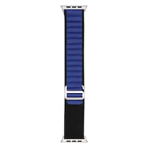 Watch 38mm Mtr Band-74 Hasır Kordon-siyah-mavi