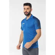 Diadora Ritim Polo Yaka Kamp T-Shirt Mavi 001