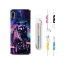 Huawei Y6 2019 Kılıf Kablo Koruyuculu Dj 1821