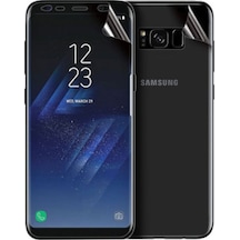 Samsung Uyumlu Galaxy S8 Ön Arka Süper Pet Nano Kırılmaz Ekran Koruyucu