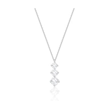 Silvera Telkari Tektaş Gümüş 925 Ayar Rodyumlu Gümüş Kolye St012 Gümüş