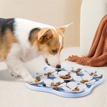 Dm Çiçek Şekilli Silikon Kedi Köpek Yalama Kabı, Boğulma Önleyici Vantuzlu Mama Matı Fda Sertifikalı