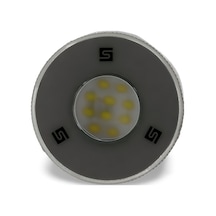 Sspcw10c 12v/24v 6 Led'li 3w Butonlu Power Karavan , Tekne Uyumlu Spot Aydınlatma