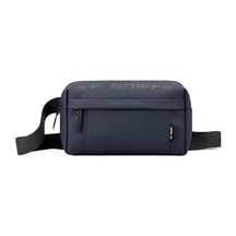 Rogfer Wepower Erkekler Rahat Tek Omuz Crossbody Çanta Fonksiyonel Stil Göğüs Çantası Koyu Mavi Mavi