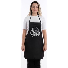 Beautiful Set Sıvı Geçirmez Su Geçirmez Mutfak Önlüğü 1 Eldiven 1 Tutacak Siyah1