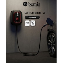 Bemis Elektrikli Araç Şarj Cihazı - Model 1 Charger 2 - 11/22 Kw - 5 Metre Ayarlanabilir 7kw - 11kw - 22kw