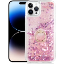 Mobilteam Apple Uyumlu iPhone 14 Pro Max Milce Kılıf-pembe Pembe