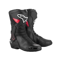 Alpinestars Smx-6 V3 Ds Wp Korumalı Motosiklet Botu Siyah Kırmızı