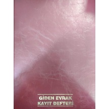 Giden Evrak Kayıt Defteri Ciltli 100 Yp - Gülpaş