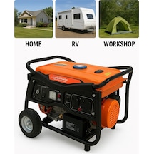 Rapco WX-6500E Benzinli Marşlı 4KW Bakır Sargılı Jeneratör