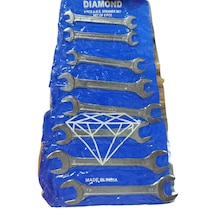 Diamond 8'li Açık Ağız Anahar Takımı Sarma Taşıyıcılı Kaliteli