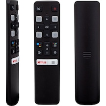 Tcl Rc 802v Fmr1 50'' - 55'' Androıd Tv Netflıx Tuşlu Sesli Kontrol Akıllı Lcd Led Tv Kumanda