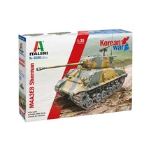 Italeri 6586s 1/35 Ölçek, M4a3e8 Sherman Kore Savaşı Tank, Plastik Model Kiti-51179