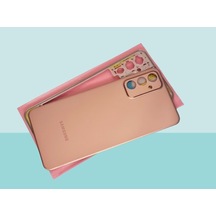 Samsung Galaxy M23 Uyumlu Full Kasa Arka Kapak Batarya Kapağı - Gold Çok Renkli