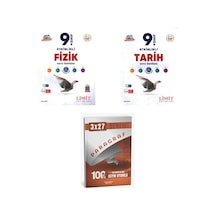 2027 Limit 9. Sınıf Etkinlikli Maarif Fizik + Tarih Soru + Anla Kazan Paragraf Deneme 3'lü Set