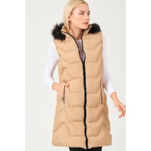 Dewberry Bayan Yelek Z6761 Vizon