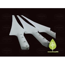 Istabreeze 107 Cm Kompozit Beyaz Kanat - 3 Adet