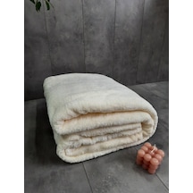 Aurora Krem Welsoft Koltuk Örtüsü Çekyat Örtüsü 185x220 Cm