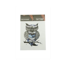 Baykuş Tattoo Dövme Sticker