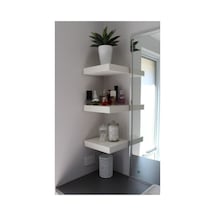 Doğal Ahşap Raf 3'lü Takım -15x15x4 Cm Ahşap