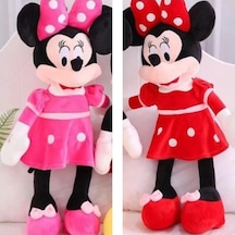 Mickey Mouse Ve Minnie Mouse Peluş Set 100cm 2 Li Peluş Set Çok Renkli