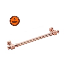 5 Adet Doğanlar Dragon 192 Mm Mobilya Kulp Süper Rose Bronz