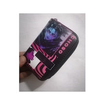 Owlbag Company Owl Bag Jujutsu Kaisen - Choso Desenli Tasarım Suni Deri Cüzdan Çok Renkli