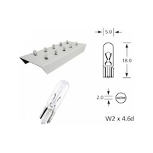 Zembil 12V T5 1.2W Dipsiz Gösterge Standart Ampul