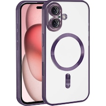 Apple iPhone  Uyumlu,  17 Kross Magneticsafe Kapak - Mor