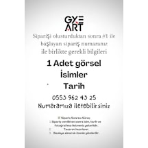 Kişiye Özel Breaking News Gazete Tasarımlı Çift Tablosu İsim & Tarih Ahşap Çerçeveli Poster Tablo