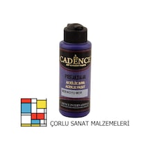 Premıum Akrilik Boya 6029 Koyu Mor 120ml Karışık, Çok Renkli