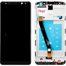 Tkgz -  Mate 10 Lite Lcd Ekran Dokunmatik -a- Kalite Çıtalı Siyah Çok Renkli