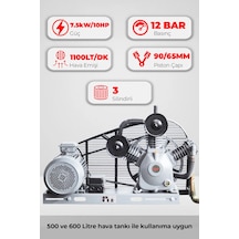 Üç Piston Kafa Grubu 10hp 8bar G600b