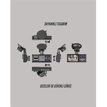 Gld-spt- Ta-01 1080p Ön 720p Arka Ve İç Kamera Sistemli Dvr