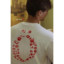 Ö Harfli Öpücük Kiss Design Tişört