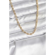 14k Gold Renk Kaplama Zincir Model Cm Kadın Kolye Çok Renkli 14k Gold Renk Kaplama Zincir Model Cm Kadın Kolye Çok Renkli