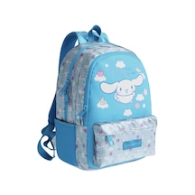 Cinnamoroll Desenli Mavi Okul Çantası 3228 Çok Renkli