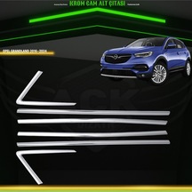 Opel Grandland 2016-2024 Araca Özel Krom Cam Çıtası A+