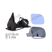 Gva Dış Dikiz Aynası Sağ Golf-bora 98 Elektrikli Astarlı Konveks 5 Fiş Vm-188r Gva 1075225 1j1857508d01c-1j1857522e-3b1857538b