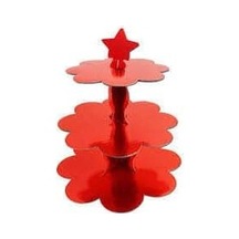 Kırmızı Cupcake Standı Çok renkli