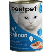 Bestpet Somonlu Kısırlaştırılmış Yetişkin Kedi Konservesi 400 Gr