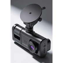 Araç İçi Kamera 3 Kameralı Dashcam Ön Arka İç Kayıt Geri Görüş Kameralı