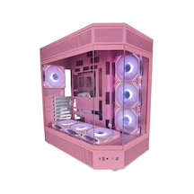 Tank Pembe 7x12cm Kumandalı Rgb Fanlı Kasa