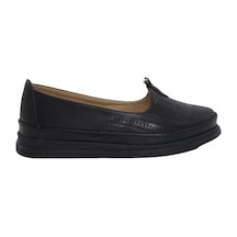 Mergenshoes Esa 030 Siyah Füme Rahat Taban Kadın Günlük Ayakkabı Siyah